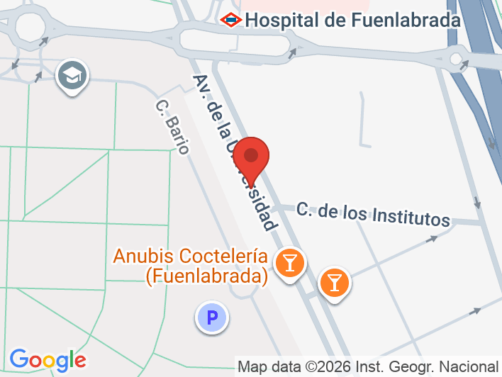 Mapa de ubicación de Academia Ática Fuenlabrada